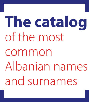 Katalog najcescih Albanskih imena i prezimena